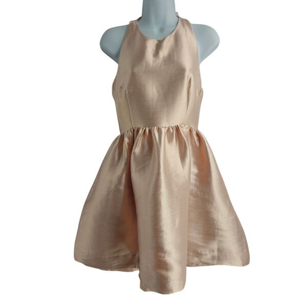 Kate Spade Bow Back Fit and Flare Dress Dress In Blush - Picture 1 of 5